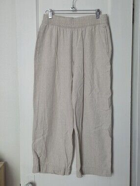 Old Navy High-rise Wide Leg Linen Pants